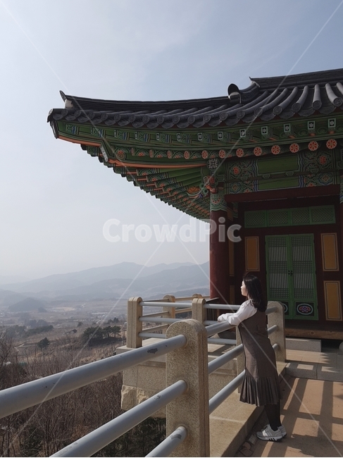 절,사찰,옆모습,경주,불교