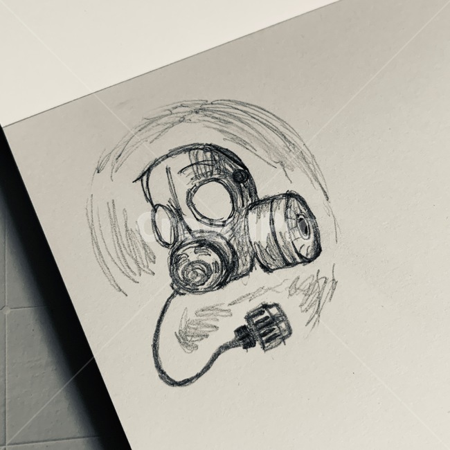 마스크,방독면,미술,그림,스케치,art,drawing,sketch,코로나,mask,artwork,오브젝트,object,흑백사진,monocromephotoghraphy