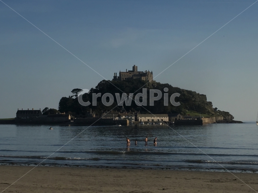영국,콘웰,몽셀미셀,바다,성,자연,풍경,nature,landscape,해변,바다,beach,sea,해외,외국,세계,foreign,oversea,world,세계자연풍경,해외자연풍경,외국자연풍경,world nature landscape,land,땅,outdoors,옥외,water,물,shoreline,해안선,ocean,대양,coast,연안