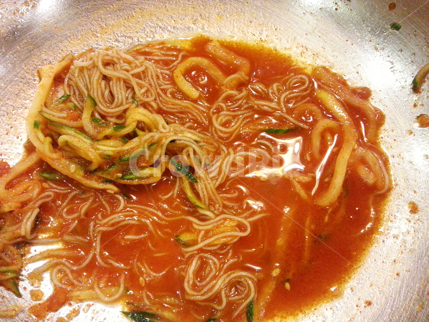 냉면,음식,비빔냉면,양념,국수,면
