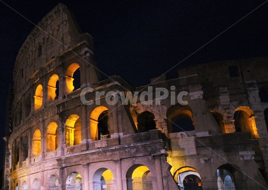 night view,colosseum,rome,famous,old,Historic sites,atouristspot,Colosseum,Rome,background,unesco,historicalsite,Italy,land mark,Tourist destination,landmark,europe,italy