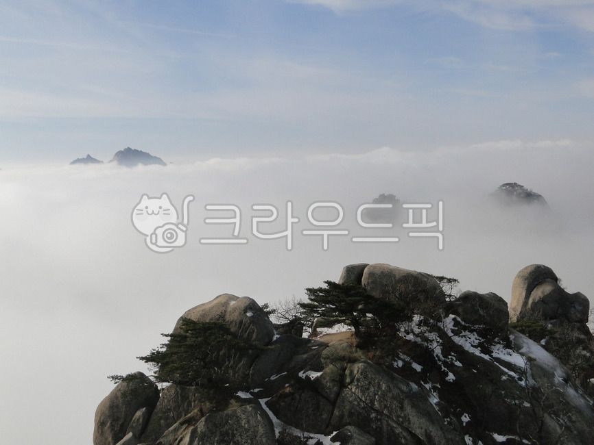 cloud,rock,foggy,A national park,outdoors,nature,weather,Dobongsan Mountain