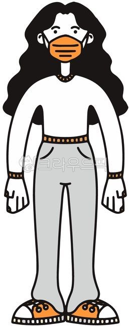 Mask,corona,virus,cold,rhinitis,woman,person,cleanliness,respiratory system,safety,manners,person wearing a mask,wearing a mask,public place,fine dust,illustration,prevention,yellow dust,cough,infectious disease,person wearing a mask,