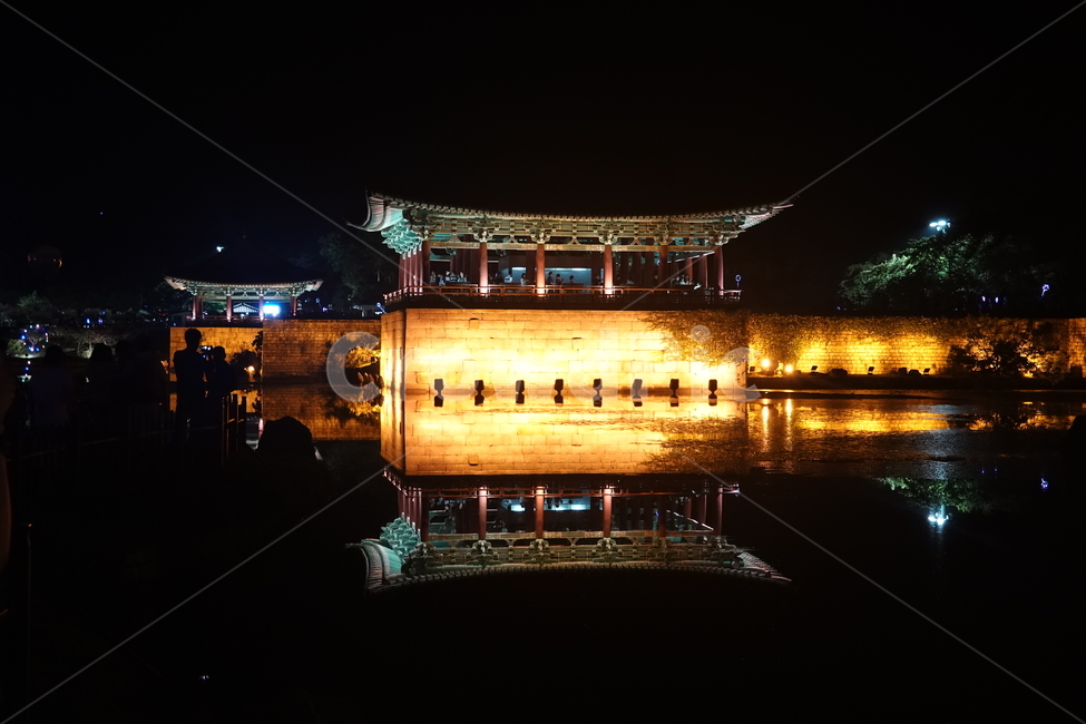 건물,건축물,경주,야경,안압지,building,architecture,야경,밤,풍경,nightscape,night,landscape