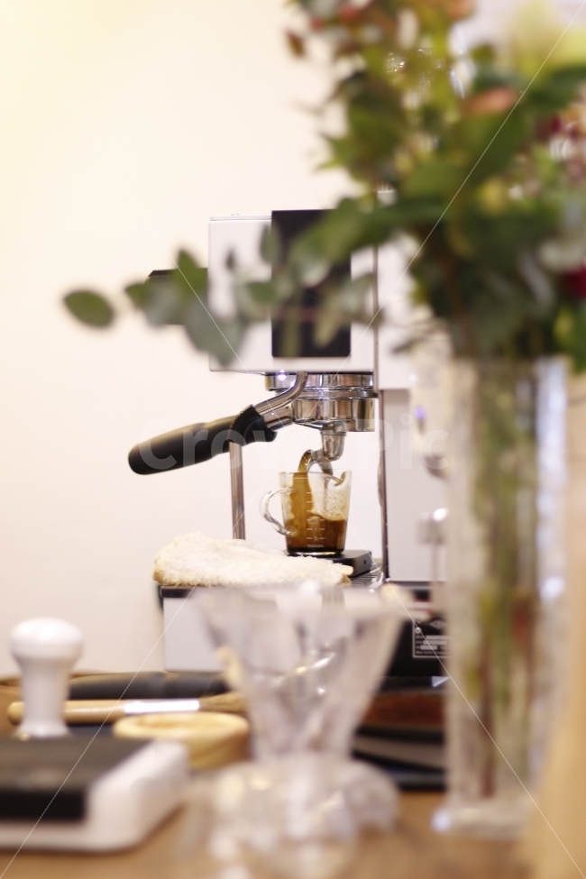 coffee,cafe,espresso,barista,dessert,beverage,brewing,extracting,interior,scale,pink,fashion,flower,커피,카페,에스프레소,바리스타,음료,브루잉,추출,인테리어,저울,분홍,핑크,패션,화분,꽃,식물,커피,카페,coffee,cafe