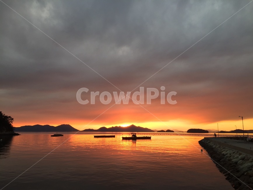 붉은하늘,일몰,하늘,sky,redsky,바다