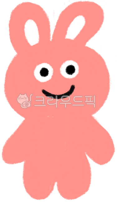 토끼,귀여운,캐릭터,핑크,미소,스마일토끼,귀여운토끼,의인화토끼,의인화,동물,핑크토끼,분홍토끼