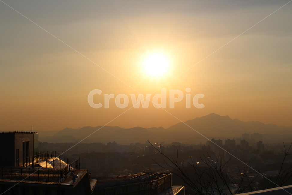 일몰,노을,태양,해,하늘,해질녁,춘천,산,sunset