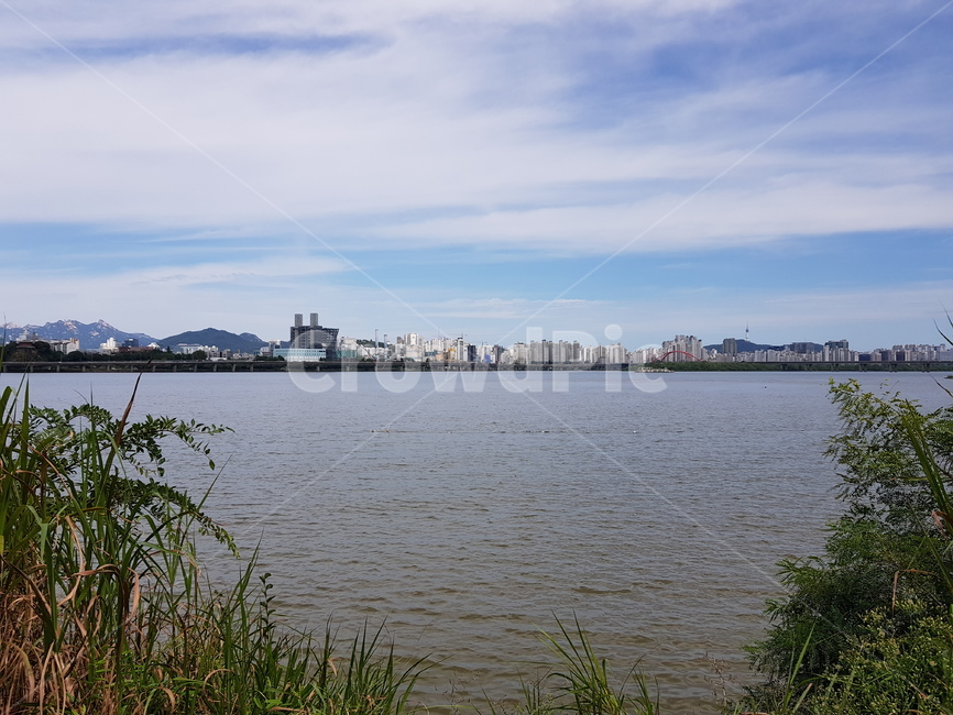 강,풍경,배경,풀,물,하늘,푸른,도시,풍경,city,landscape,water,nature,자연,outdoors,옥외