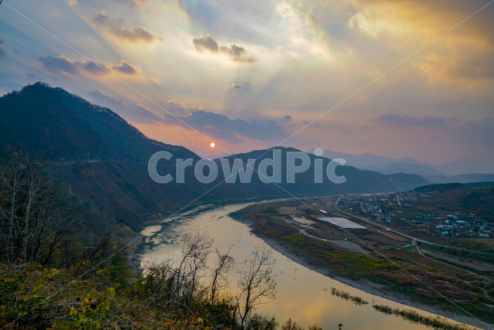 단양,일몰,노을,가을,풍경,자연,풍경,nature,landscape,한국자연풍경,한국자연경관,korea nature landscape,outdoors,옥외,mountain,산,mountain range,산맥,scenery,경치