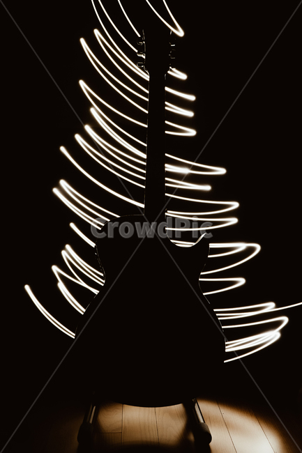 기타,악기,장노출,빛,실루엣,검정,흰색,흑백,모노톤,실루엣,그림자,silhouette,shadow,악기,음향기기,musical instrument,musical equipment