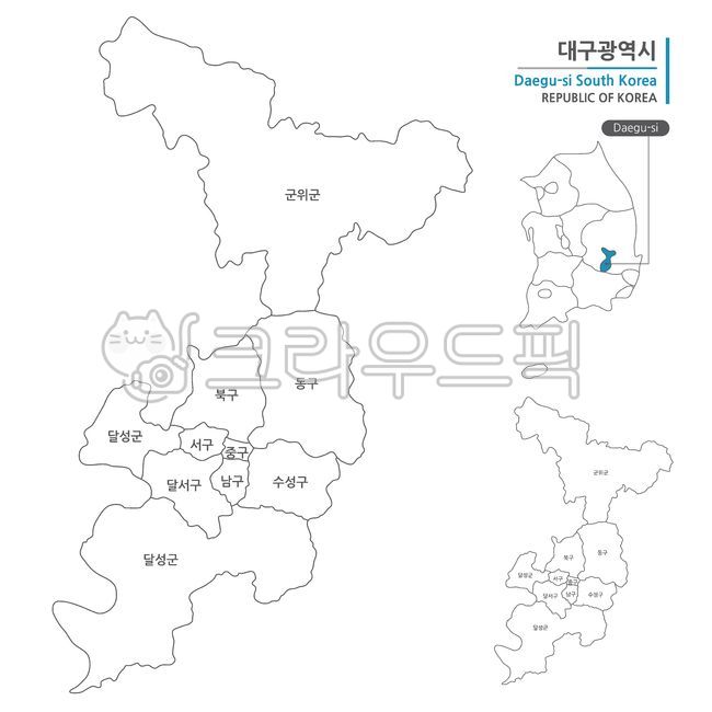Daegu map,Daegu city,Daegu metropolitan city,Daegu administrative district,Korea,region,province,Seoul,Incheon,Daegu,Busan,Gyeongju,Ulsan,Pohang,Chungcheongnam-do,Chungcheongbuk-do,Jeollanam-do,Jeollabuk-do,Gyeongsangnam-do,Gyeongsangbu
