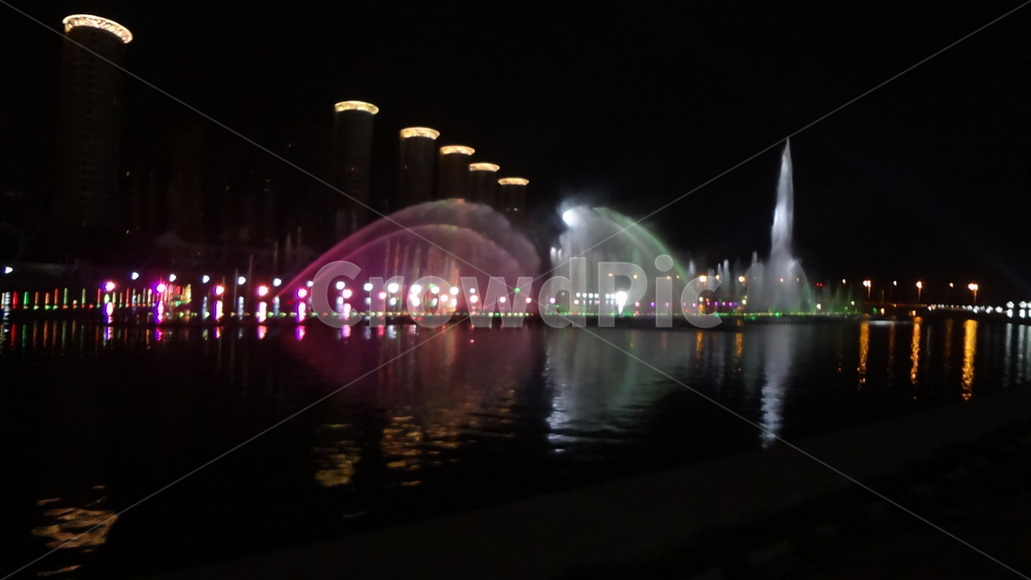 분수,분수대,야경,물,water,빛