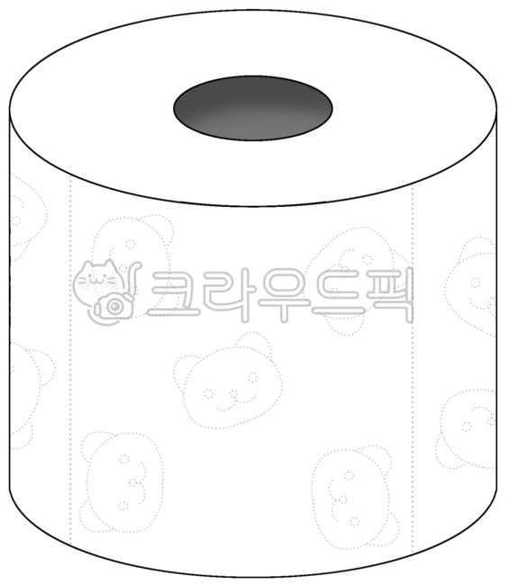 휴지,두루마리휴지,toiletpaper,화장실휴지,두루마리휴지1개,곰모양휴지,모양휴지