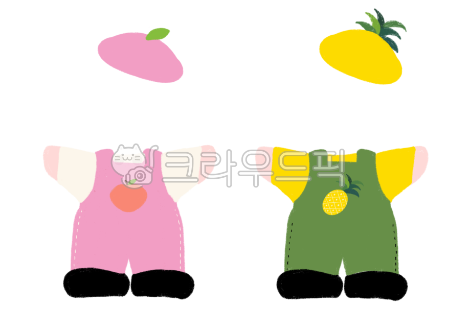 복숭아합성도안,파인애플합성도안,어린이집,유치원,과일캐릭터,과일모자,과일얼굴합성