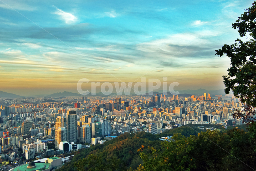서울도심,서초구,서울,노을,석양,풍경,우면산,일몰,도시,풍경,city,landscape,한국도시풍경,한국도시경관,korea cityscape