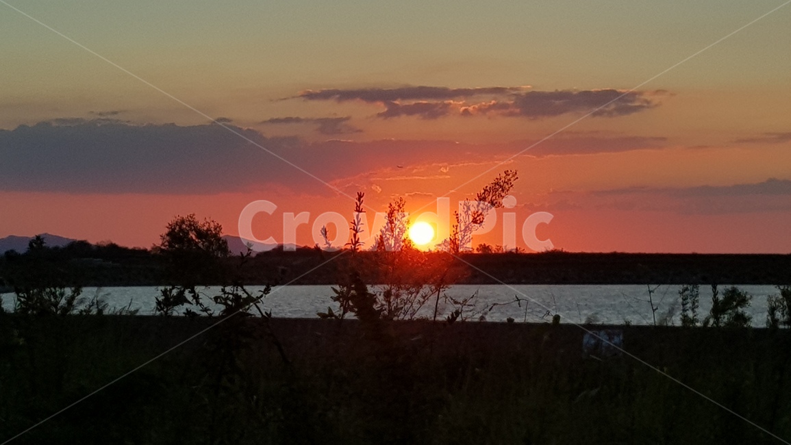 nature,자연,sunset,일몰,붉은하늘,황혼