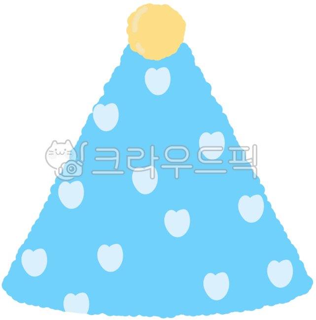 모자,생일,꼬깔모자,생일모자,생일파티,생축,귀여운,손그림,일러스트,그림