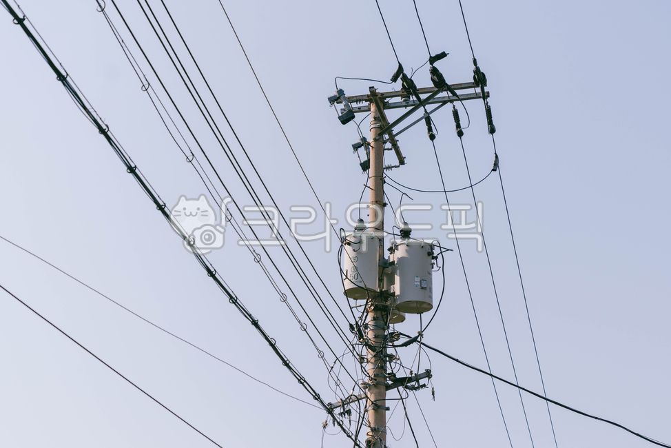 전신주, 케이블, cable, 전봇대, 전선, 사진,이미지,일러스트,캘리그라피 - yullso작가