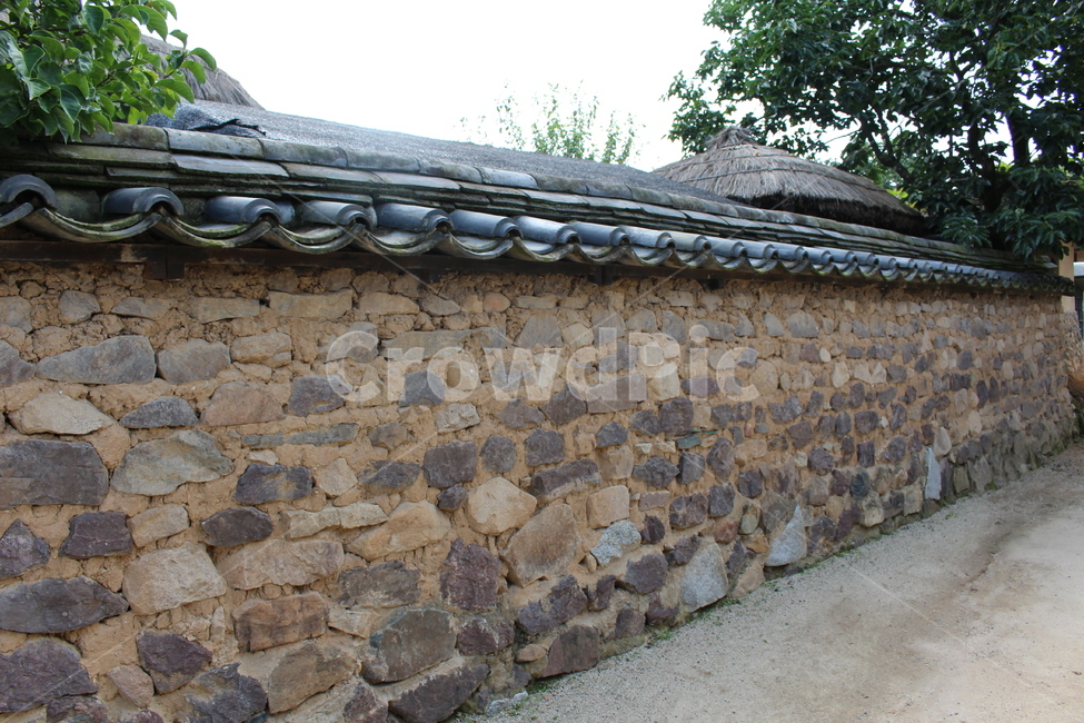 돌담,안동,하회마을,전통,한국,안동하회마을,기와,기와집,architecture