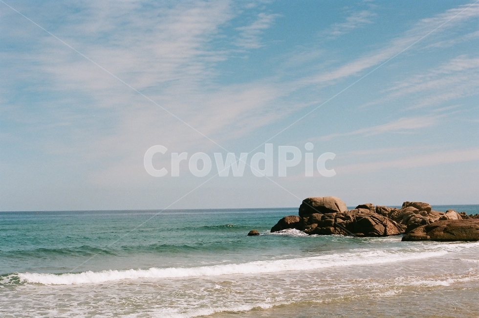 필름사진,바다,sea,nature,자연,ocean,outdoors,water,물,땅,자연,풍경,nature,landscape,promontory,곶,옥외,대양,land
