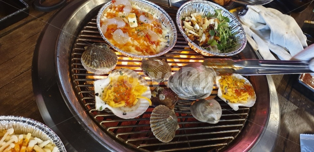 조개구이,가리비,조개,grilldeclam,clam