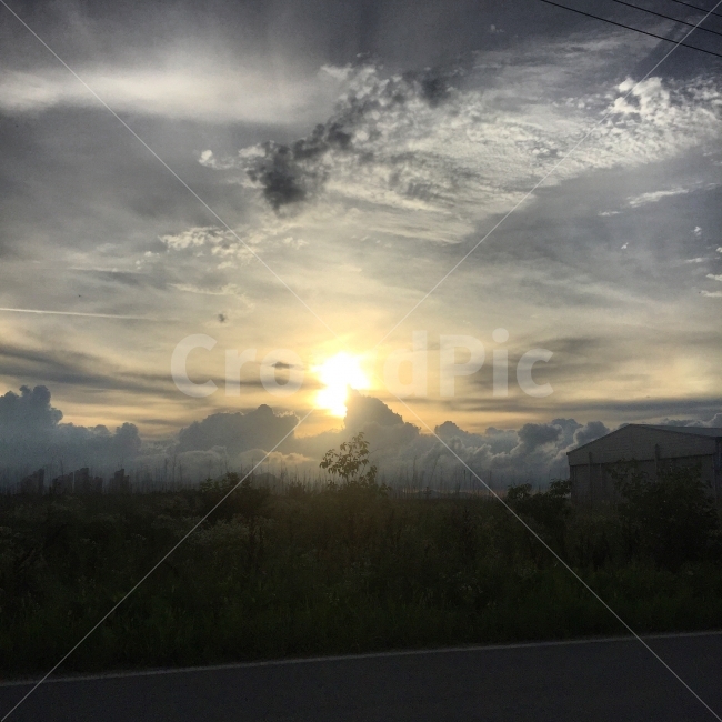 구름,하늘,태양,풍경,노을,자연,풍경,nature,landscape,light,빛,flare,플레어,outdoors,옥외