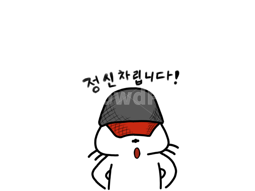 고양이,군대,귀여운,표현,표정,누끼,remove background,그래픽,일러스트레이션,graphic,illustration