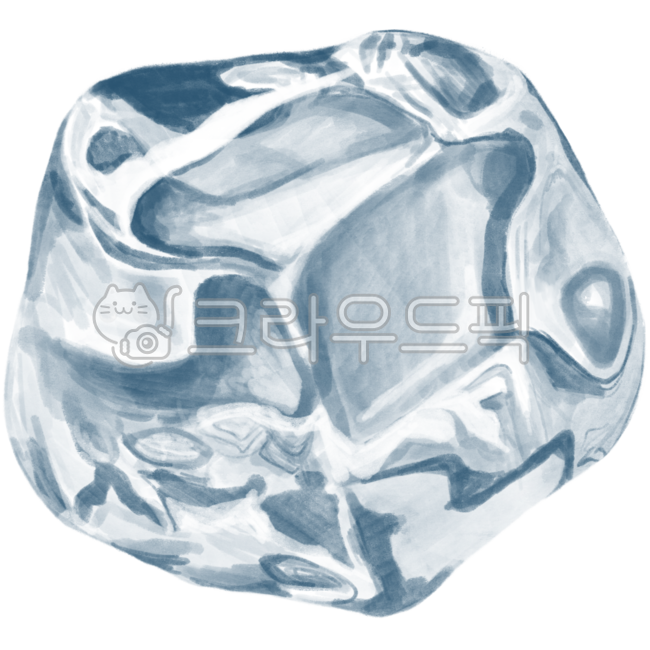 얼음,차가운얼음,얼음일러스트,얼음그림,얼음손그림,얼음모양,각얼음,돌얼음,얼음수채화