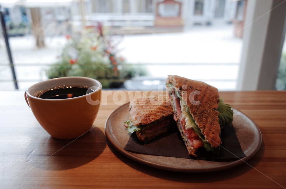 커피,샌드위치,카페,브런치,베이커리