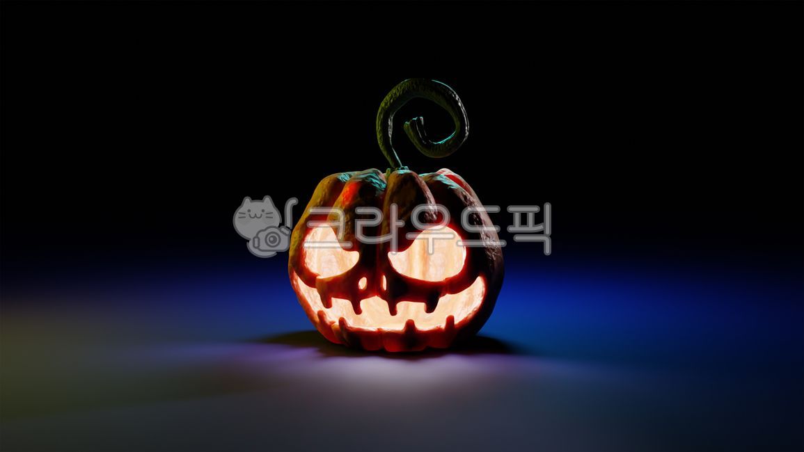 할로윈호박,호박,할로윈,무서운호박,할로윈장식,블렌더모형,빛나는호박,호러테마