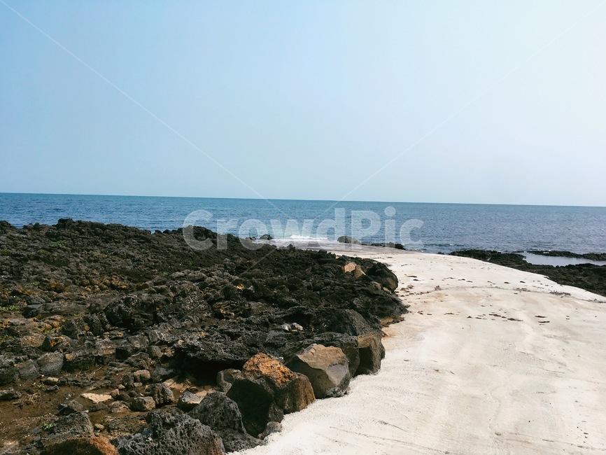 제주도,길,바다,바위,해안