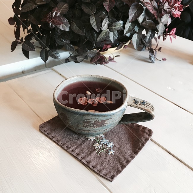 차,전통차,카페,대추차,도자기