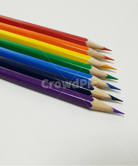 색연필,색감,색상,무지개색,문구류,색채,미술,필기류,학용품,빨강,주황,노랑,초록,파랑,남색,보라,red,orange,yellow,green,blue,indigo,purple,color