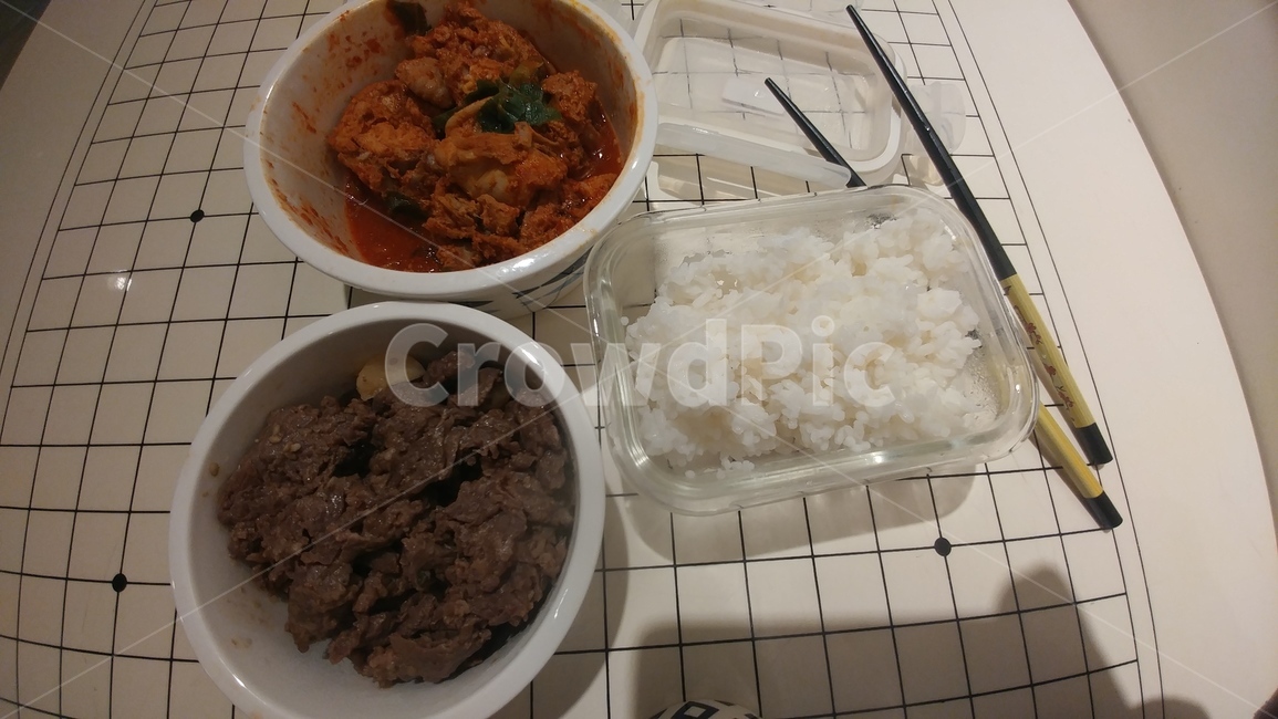 혼밥,도시락,불고기,밥,식사,반찬,한식