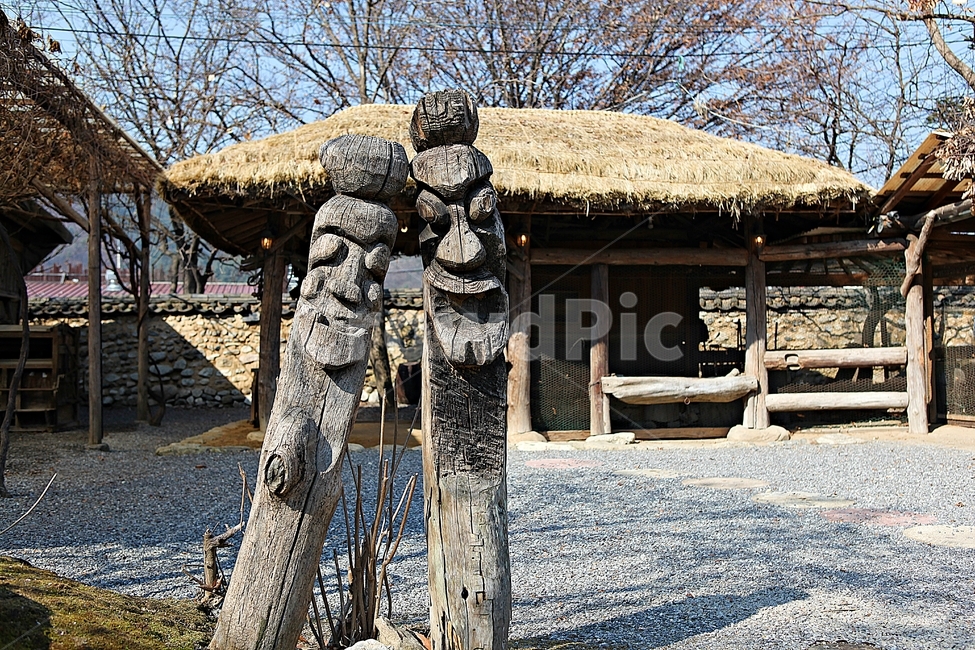 초가집,집,전통집,초가,풍경,자연,가옥,겨울