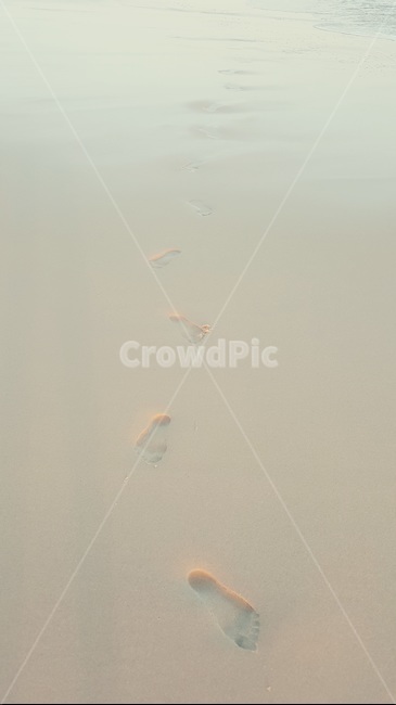 모래,바다,발자국,sand,footprint