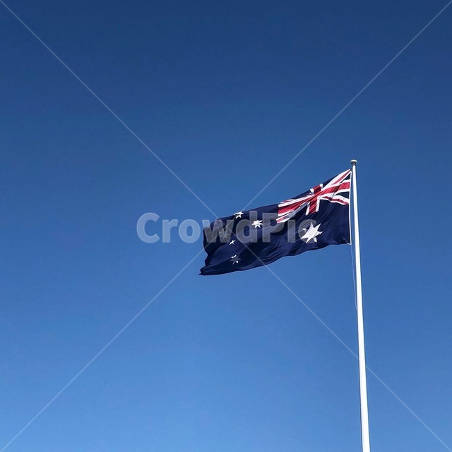 호주,호주국기,국기,국기게양대,nationalflag,australia,flagstaff,sky,파란하늘