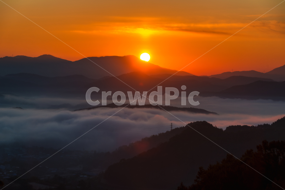 운해,일출,여명,새벽,안개,자연,nature,landscape,자연,풍경,nature,landscape