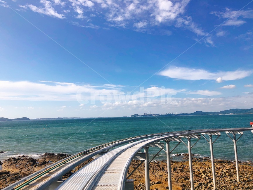 바다,바다풍경,하늘,레일바이크,바다철도,자연,풍경,nature,landscape,road,도로