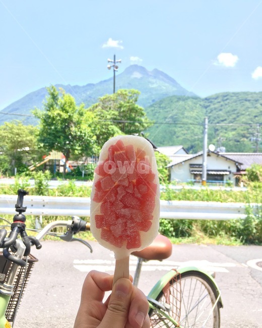 여름,아이스크림,하드,시골,icecream,복숭아아이스크림