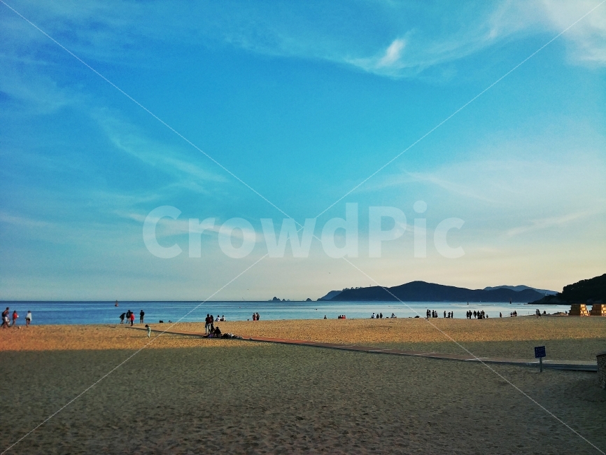 부산,해운대,해운대해수욕장,해수욕장,바다,하늘,자연,풍경,nature,landscape,해변,바다,beach,sea