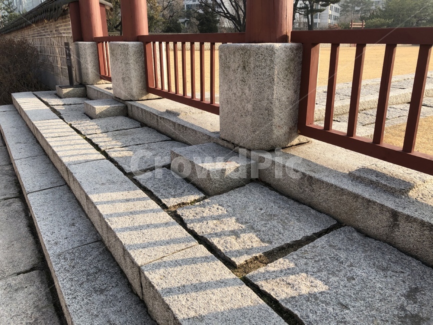 난간,한옥,궁,서울,판석