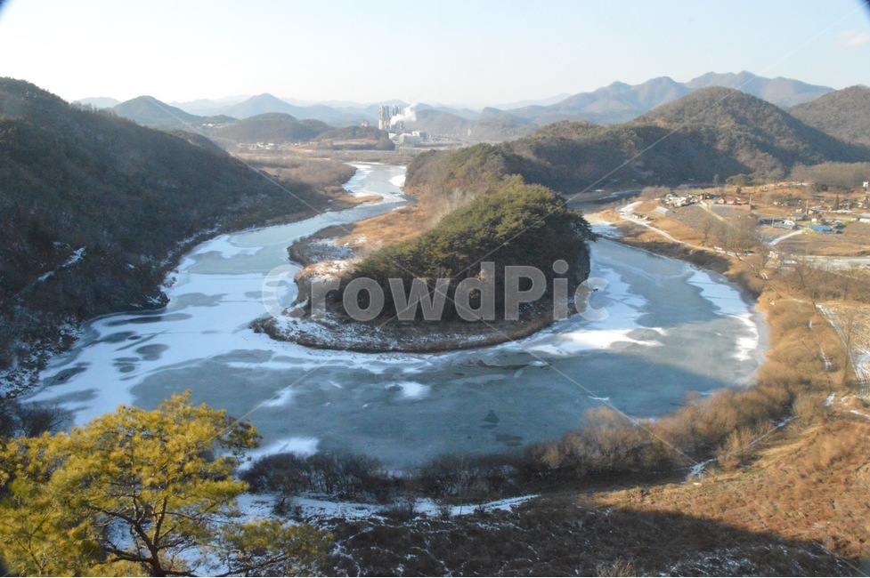 한반도지형,선암마을,한반도,영월,겨울,겨울,계절,winter,season,자연,풍경,nature,landscape,한국자연풍경,한국자연경관,korea nature landscape,outdoors,옥외,water,물,land,땅,scenery,mountain,산,경치