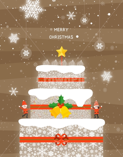 눈,눈결정,케이크,케잌,종,겨울,감성,크리스마스,겨울,계절,winter,season,기념일,축하,anniversary,congratulation,celebrate,celebration,메리크리스마스,성탄절,merry christmas,그래픽,일러스트레이션,graphic,illustration