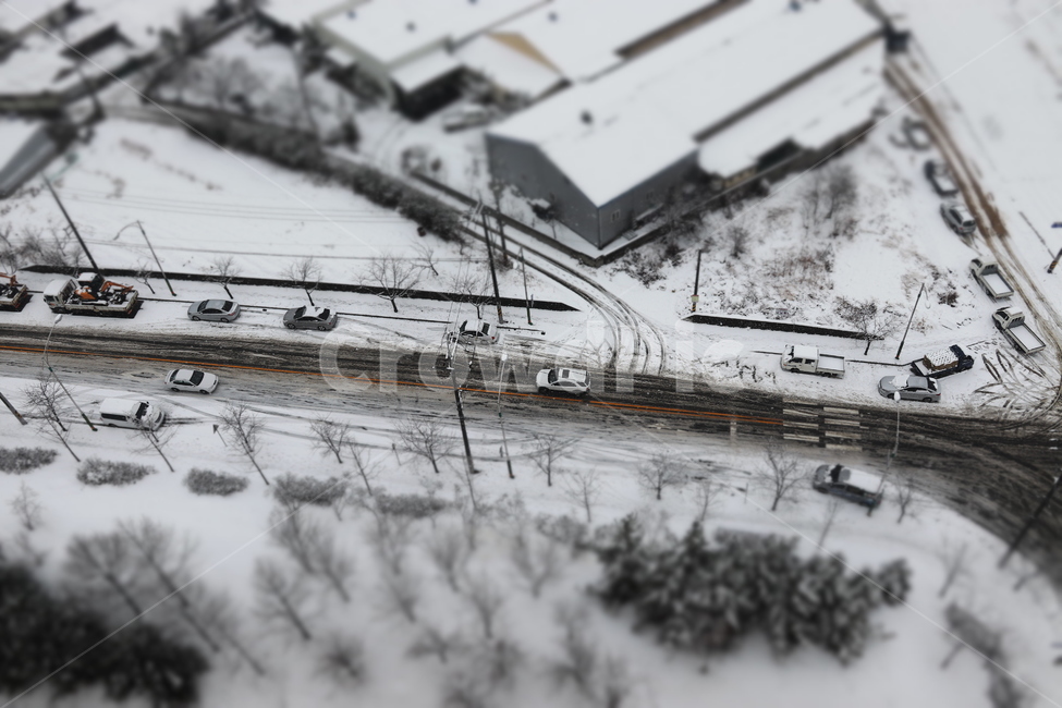 폭설,눈밭,도로,자동차,장난감,겨울,계절,winter,season,교통,교통수단,traffic,transportation