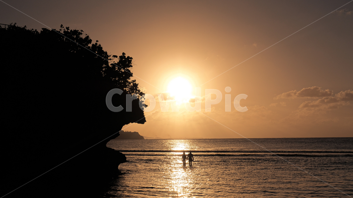 괌,gaum,노을,guam노을,person,사람,인간,human,빛,light,sunlight,햇빛