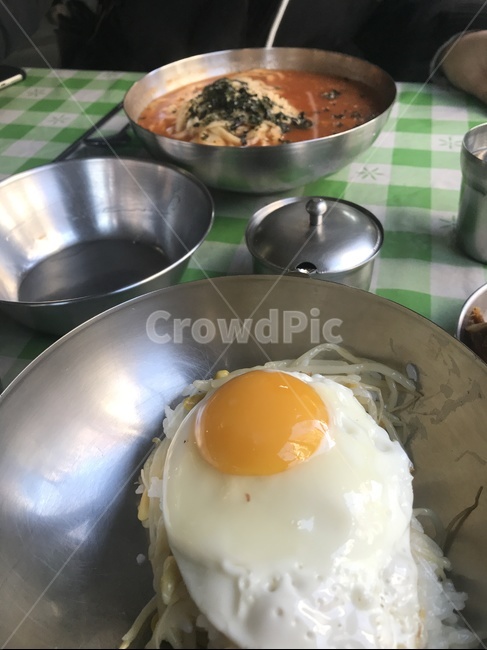 계란후라이,비빔밥,써니사이드업,음식,food,계란,egg