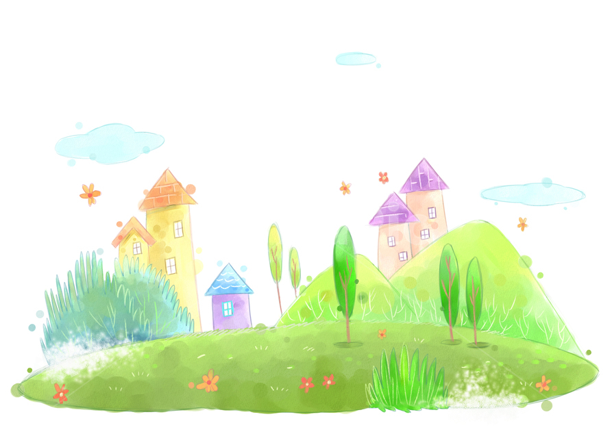 leaf of grass,spring semester,Brightness,spring breeze,oil paint,situation picture,spring,cloud,pastel,leaves,sight,drawing,season,conversation,spring outing,warmth,hand drawing,pleasure,tree,breeze,painter,Flying,background,plant,Watercolor,clipart,Hill,