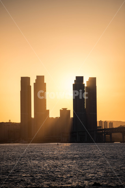 누리마루,자연,풍경,빛,플레어,빌딩,건물,해운대,부산,일몰,바다,nature,landscape,light,sun,sunset